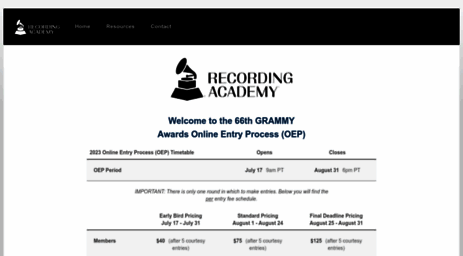 entry.grammy.com
