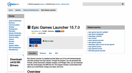 epic-games-launcher.updatestar.com
