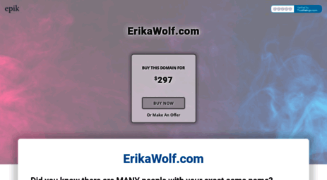 erikawolf.com