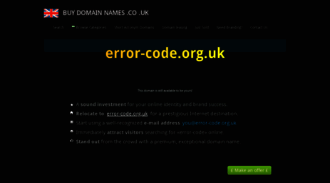error-code.org.uk