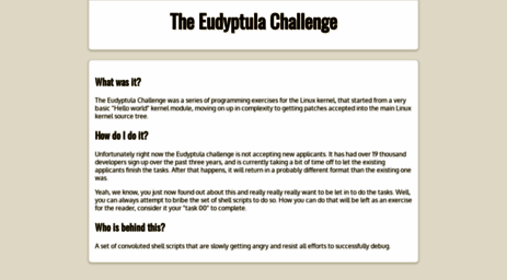 eudyptula-challenge.org