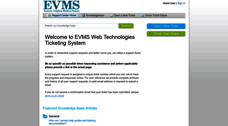 evms.supportsystem.com