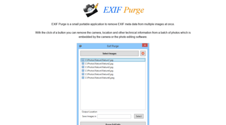 exifpurge.com