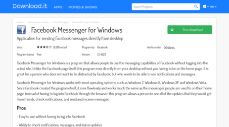 facebook-messenger-for-windows.jaleco.com