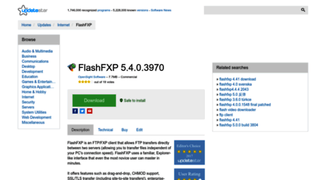 flashfxp.updatestar.com