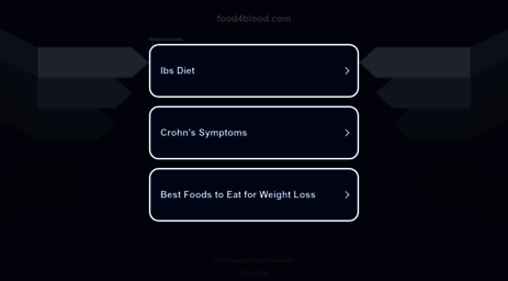 food4blood.com