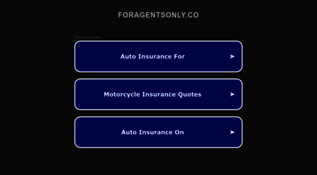 foragentsonly.co