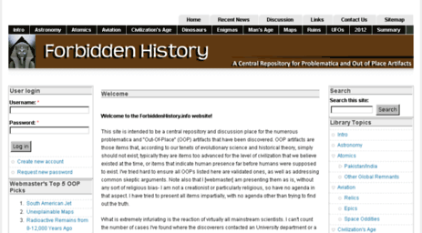 forbiddenhistory.info