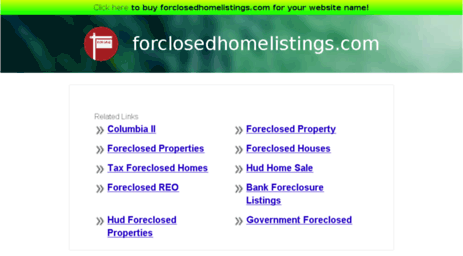 forclosedhomelistings.com