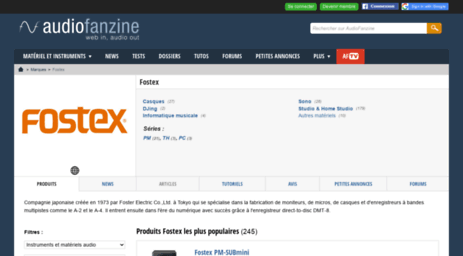 fostex.audiofanzine.com