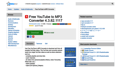 free-youtube-to-mp3-converter.updatestar.com
