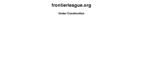 frontierleague.org