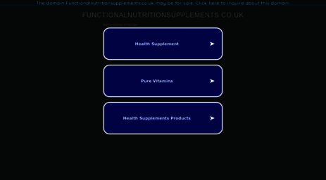 functionalnutritionsupplements.co.uk