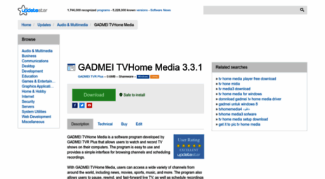 gadmei-tvhome-media.updatestar.com