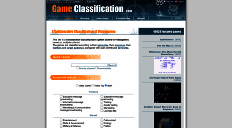 gameclassification.com