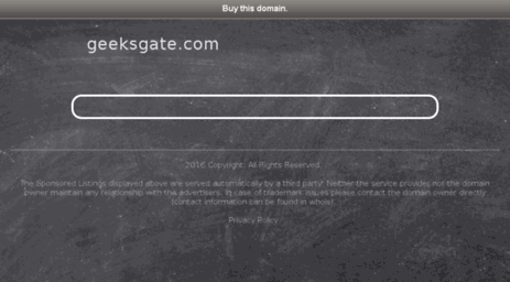 geeksgate.com