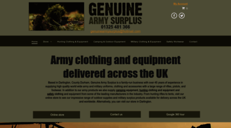 genuinearmysurplus.co.uk