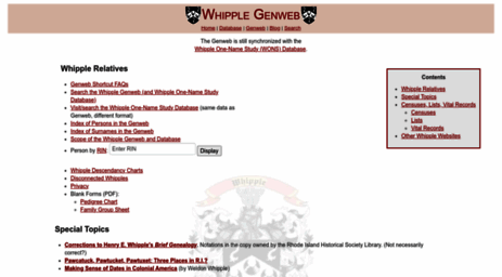 genweb.whipple.org