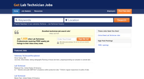 getlabtechnicianjobs.com