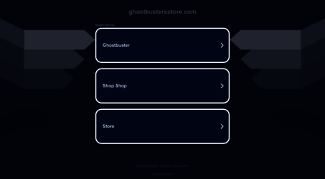 ghostbustersstore.com
