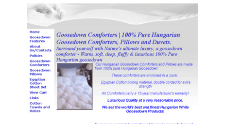 goosedowncomforterproducts.com