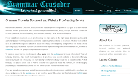 grammarcrusader.com