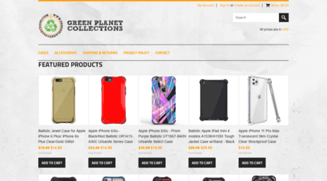 greenplanetcollections.com
