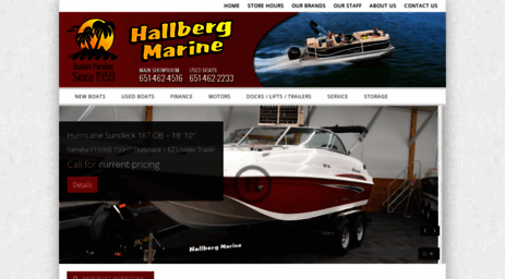 hallbergmarine.com