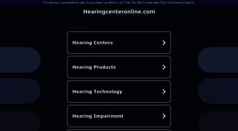 hearingcenteronline.com