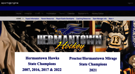 hermantownhockey.pucksystems.com