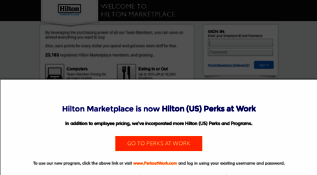 hilton.corporateperks.com