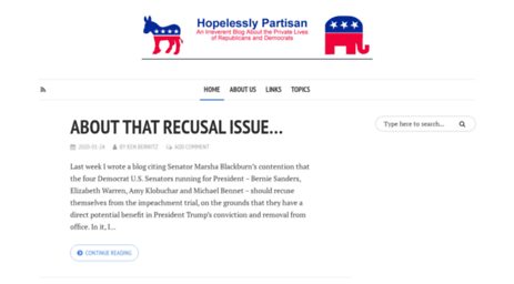 hopelesslypartisan.com