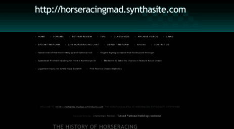 horseracingmad.synthasite.com