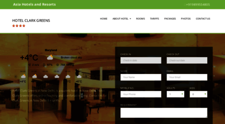 hotel-clark-greens-delhi.hotelsgds.com
