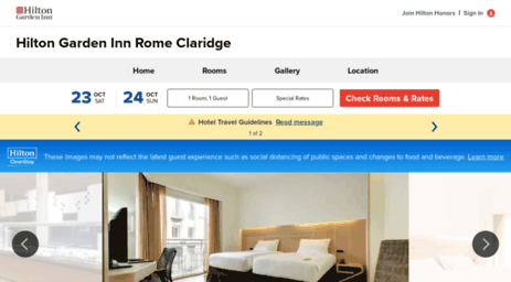 hotelclaridgerome.com