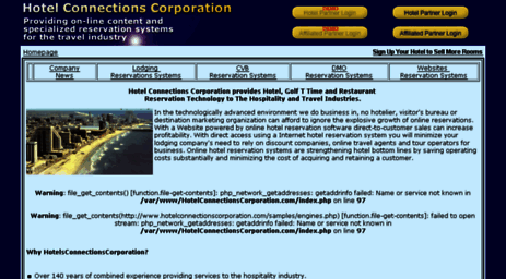 hotelconnectionscorporation.com