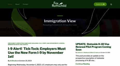 immigrationview.foxrothschild.com