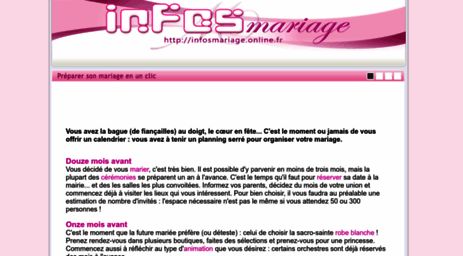 infosmariage.online.fr