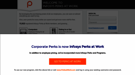 infosys.corporateperks.com
