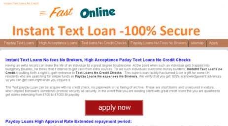 instanttextloansnocredit.co.uk