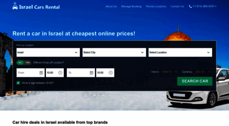 israelcarsrental.com