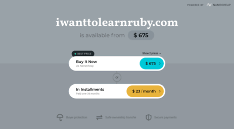 iwanttolearnruby.com