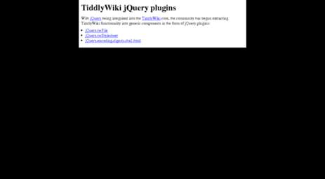 jquery.tiddlywiki.org