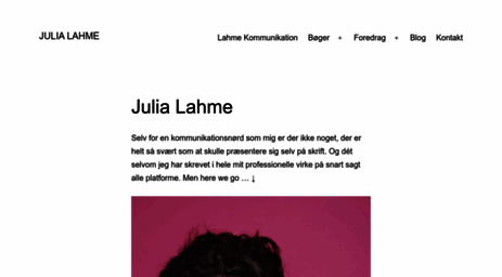 julialahme.dk
