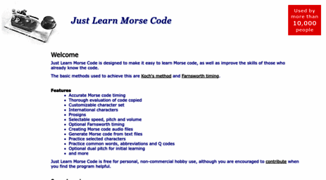 justlearnmorsecode.com