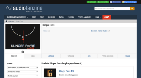 klinger-favre.audiofanzine.com