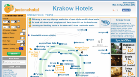 krakow-hotels.co.uk