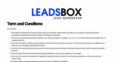 leadsbox.co.za