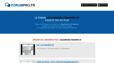 leszaminours.forumpro.fr