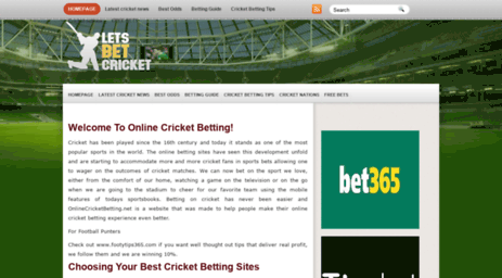 letsbetcricket.com